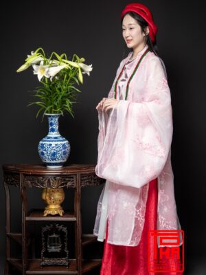 Cho thue ao Doi Kham hong phan theu hoa dao – ao Giao Linh do – yem dup hong 4