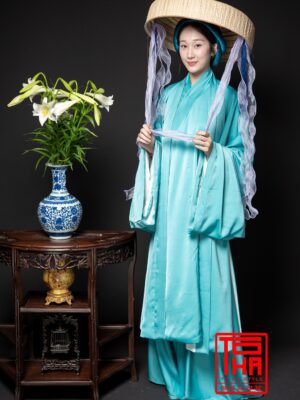 Cho thue bo ao Doi Kham ao Giao Linh yem dup xanh ngoc chat lieu gam 3